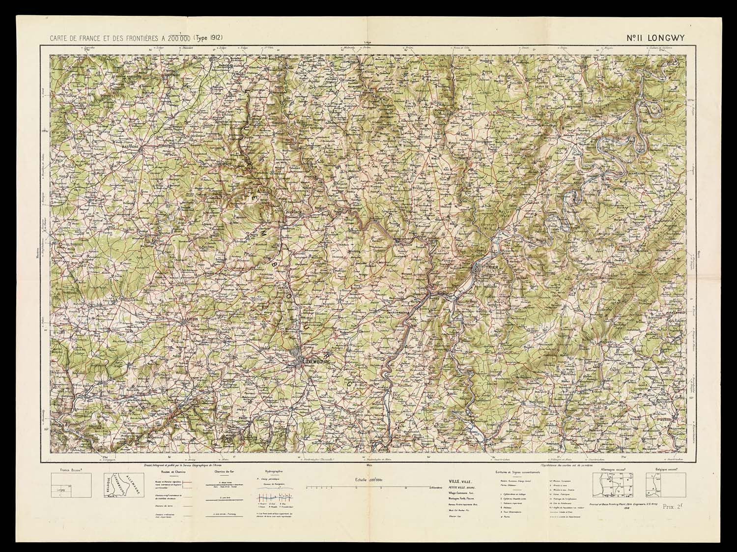 24 carte de france et des frontieres service geographique de l armee 1918 rice collection url www oshermaps org map 12885 24 carte de france et des frontieres service geographique de l armee 1918 rice collection url www oshermaps org map 12885