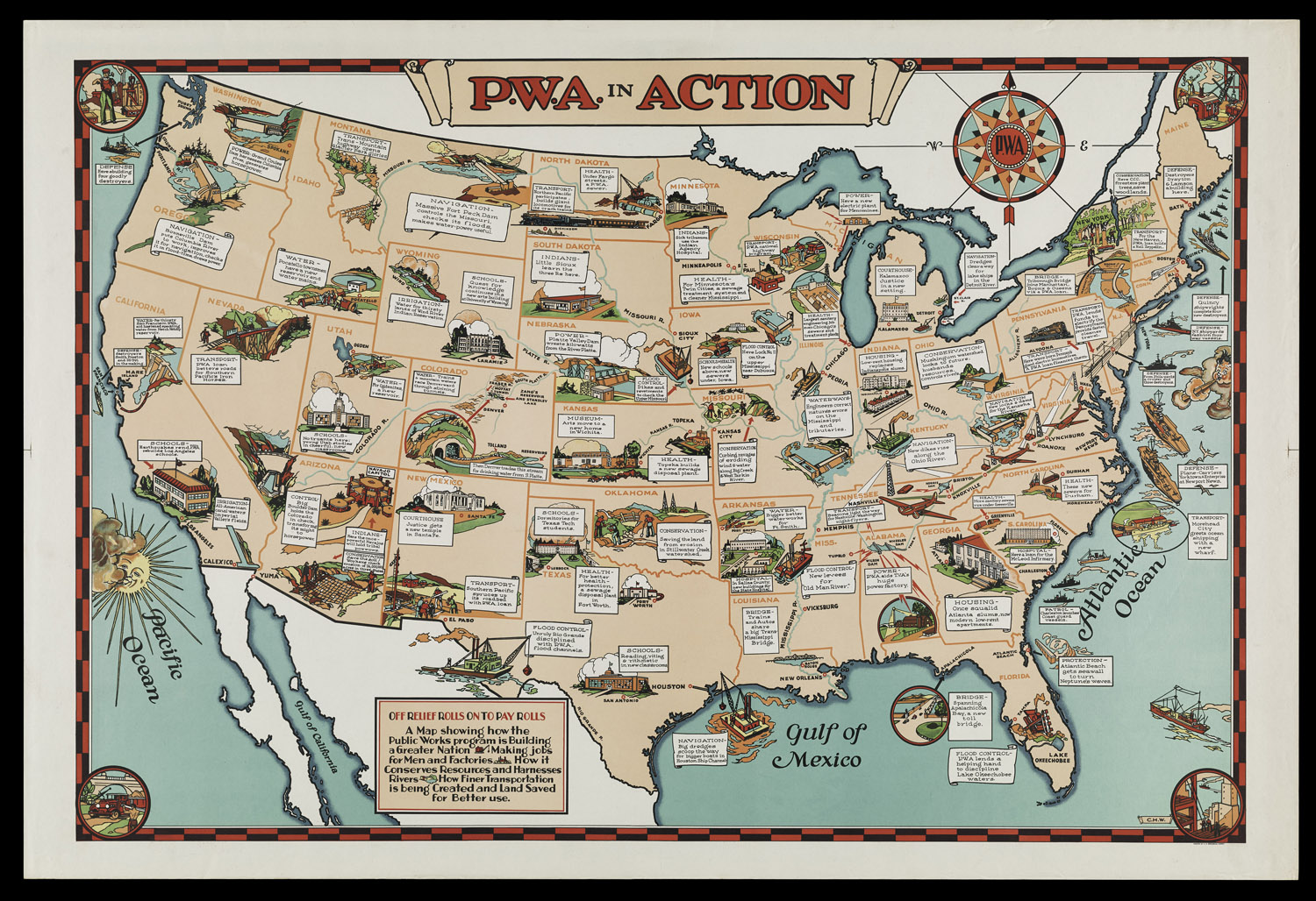 P.W.A. in Action, C.H.W., ca.1935 P.W.A. in Action, C.H.W., ca.1935